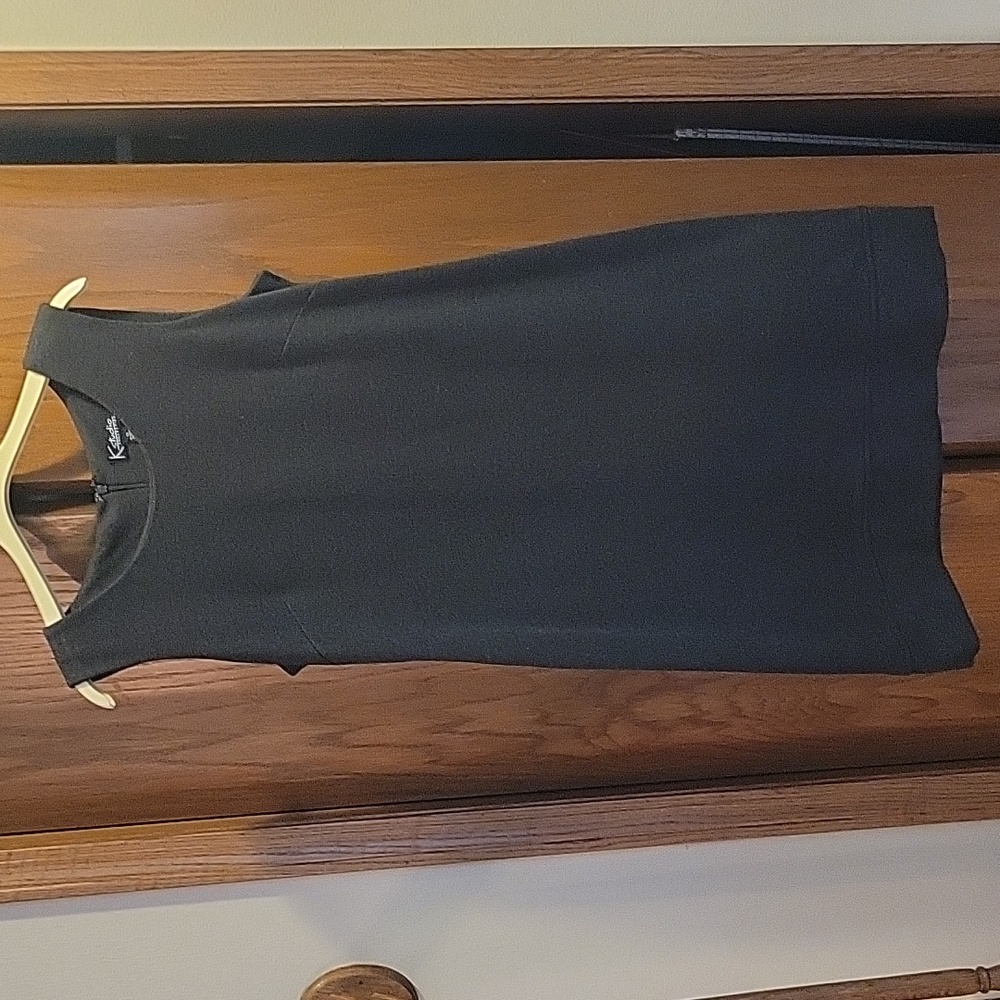 Knit Black Sleeveless Dress